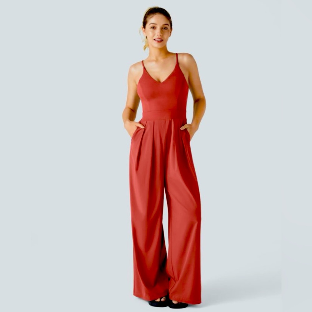NWT Halara Breezeful Resort Slip Jumpsuit